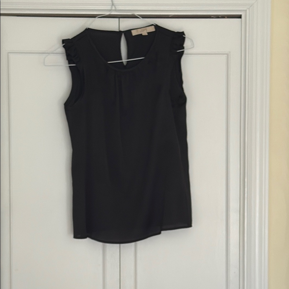 Elegant Black Sleeveless Top